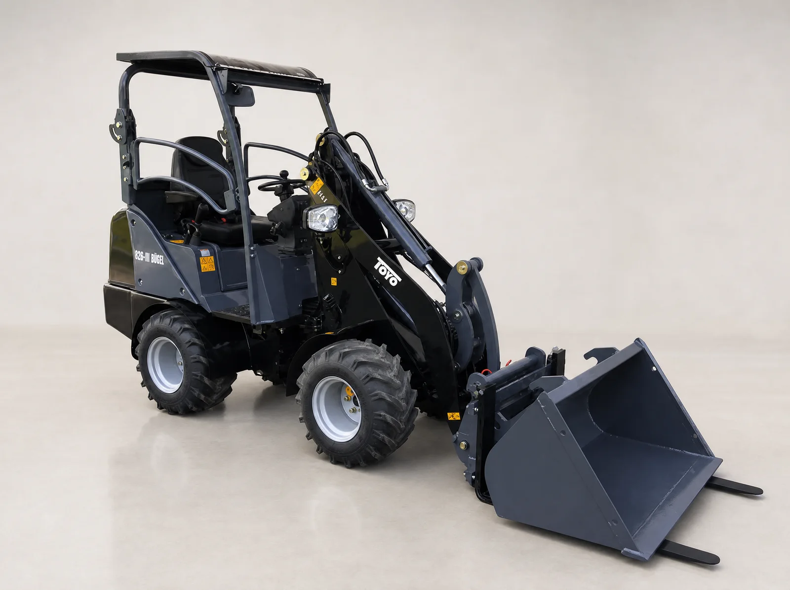 Toyo Hoflader 826-III Bügel StageV — 25 PS