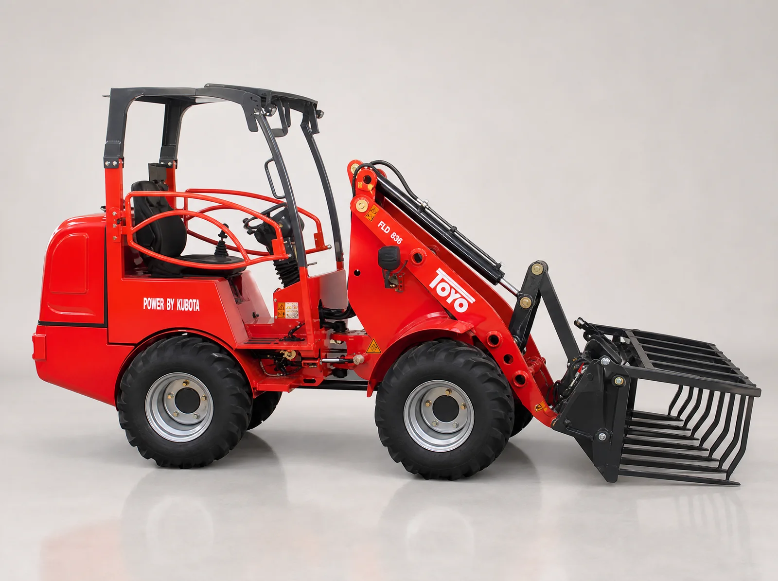 Toyo Hoflader Modell 836-II Stage V mit Bügel — 25 PS