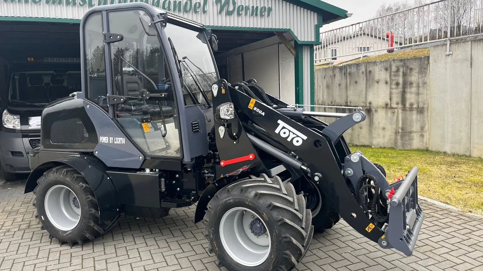 Toyo Hoflader Modell 850A-III Stage V Kabine — Hoflader, 50 PS — Ansicht 4