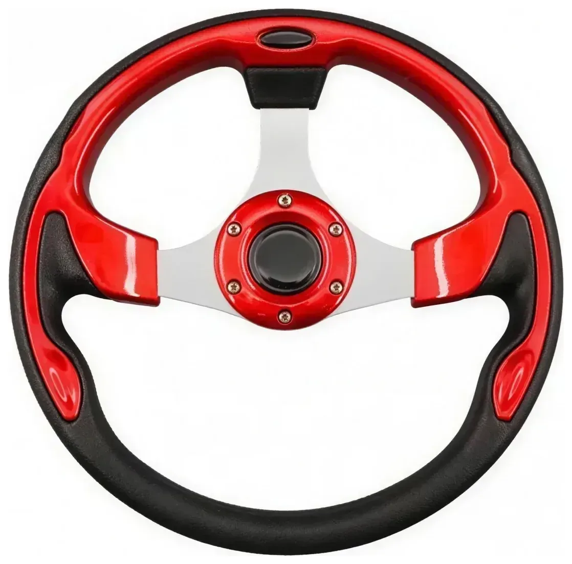WSM Golfcart-Lenkrad rot