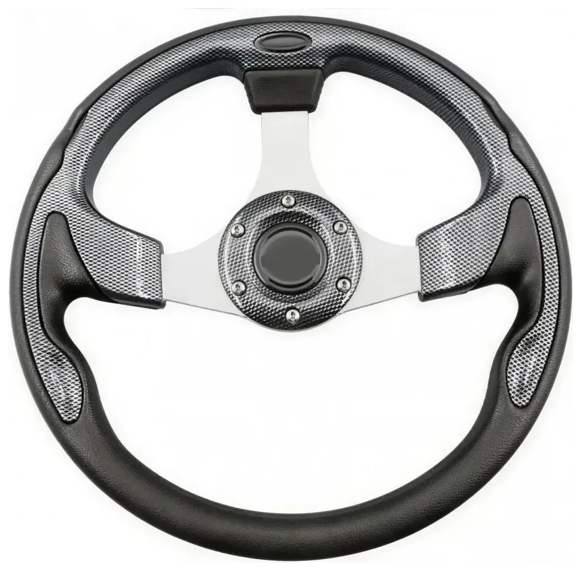 WSM Golfcart-Lenkrad schwarz