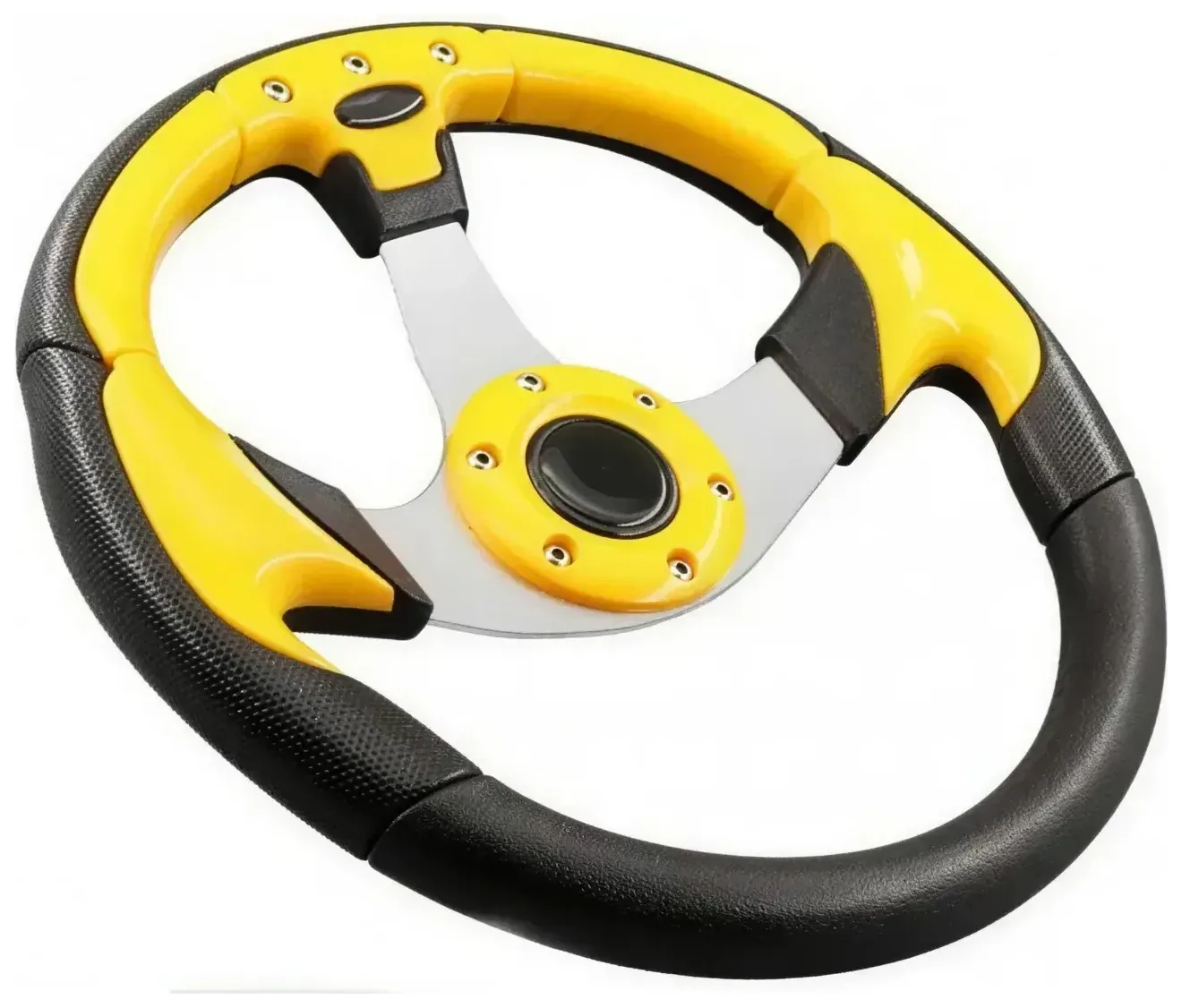 WSM Golfcart-Lenkrad gelb
