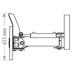 Toyo Gummischieber hydr. 150 cm — Anbaugerät — Ansicht 3