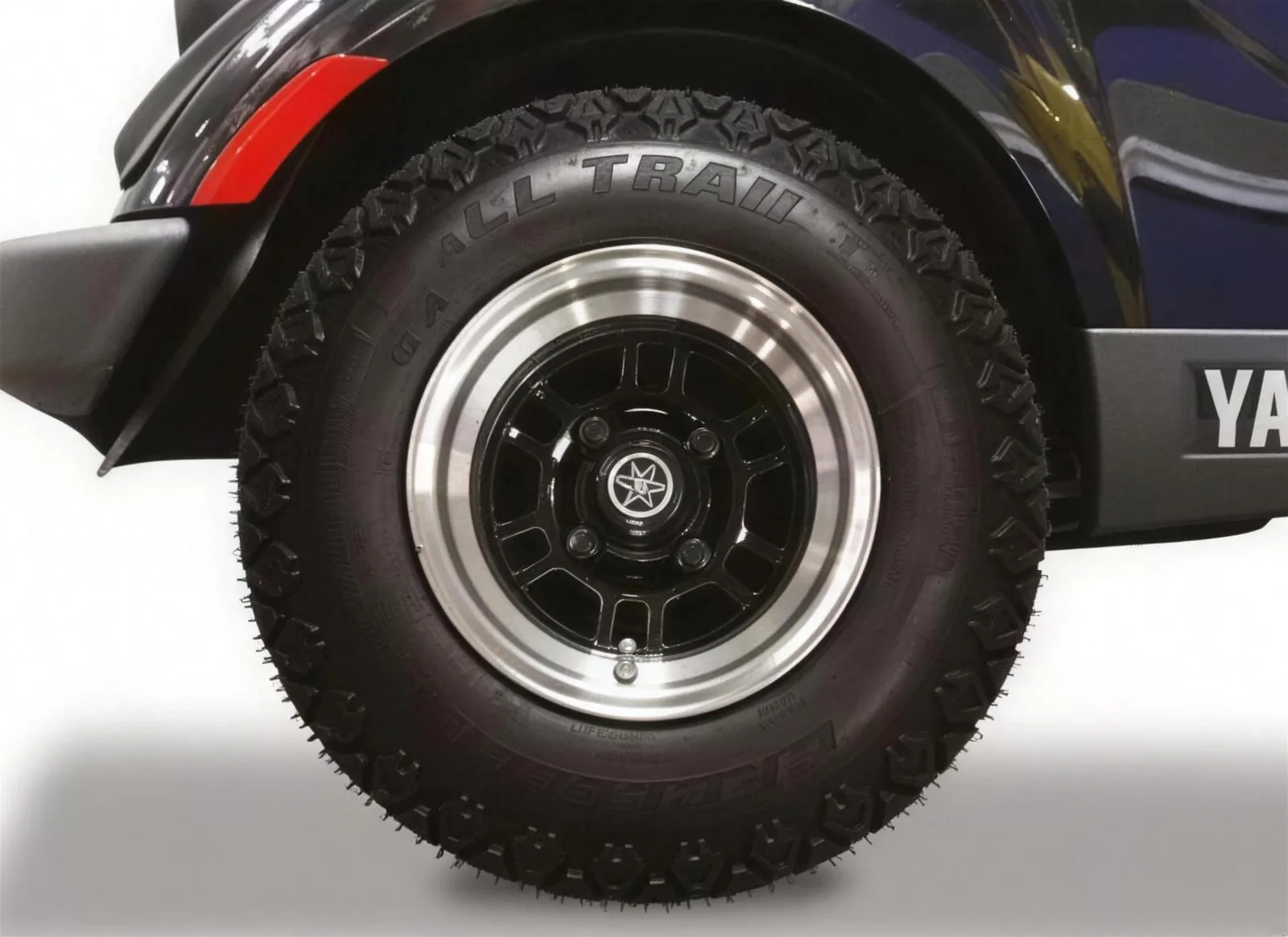 Yamaha 10-Zoll-12-Speichen J-Series All-Terrain-Leichtmetallrad für Golfcarts