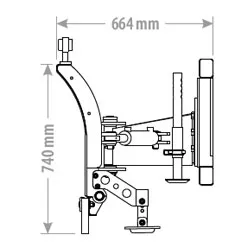WSM Schneeschild CPLH180 — Anbaugerät — Ansicht 3